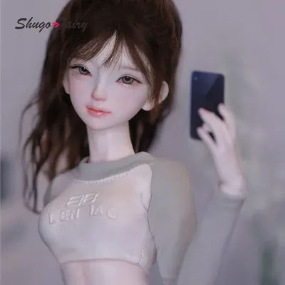 Xana 1/4 BJD Doll Ball Joint Body DIY Anime Fashion Doll with Replaceable Eyes Dress Up Toys Birthday Gifts