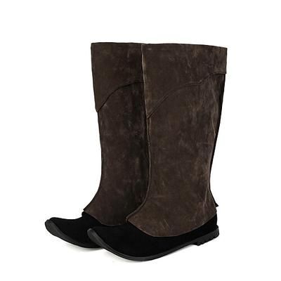 Medievale Rinascimento Scarpe Stivali al ginocchio Stivali jazz piatti Cavaliere Cavaliere Celtico Costume Unisex Celtico Costumi da pirata Reale Mascherata Evento / Festa LARP Fiera Rinascimentale