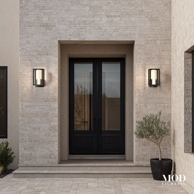 Ember | Modern Outdoor Sconce | Non-solar / Warm White (3000k) | MOD LIGHTING