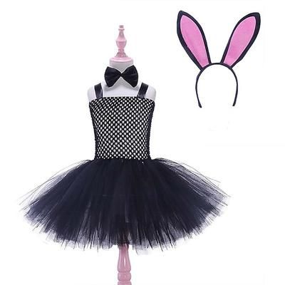 Tutu Vestaglia Fantasia animale Coniglio coniglietto di Pasqua Vestiti Divertente Bambini Ragazze Halloween Carnevale Pasqua Carnevale Feste Vestirsi