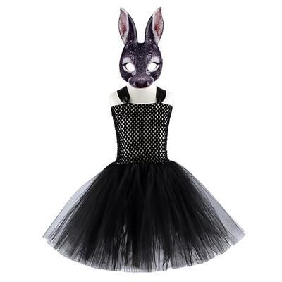 Tutu Vestaglia Fantasia animale Coniglio coniglietto di Pasqua Vestiti Divertente Bambini Ragazze Halloween Carnevale Pasqua Carnevale Feste Costumi di Halloween facili Vestirsi