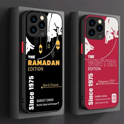 Coque de luxe b-bulls au Design rouge, étui mat antichoc pour iPhone 17 Air 15 16E 16 14 13 12 11 Pro Max XR 7 8 Plus SE 2020