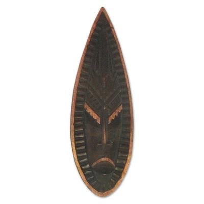 Congo Virgin,'Congolese wood African mask'