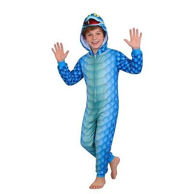 Fiaba Detective degli animali Fantasia animale Serpente Pigiami Pigiama Costume per festa a tema Cosplay for Ragazzi Bambini Adulti Carnevale Settimana del libro Festa / Sera