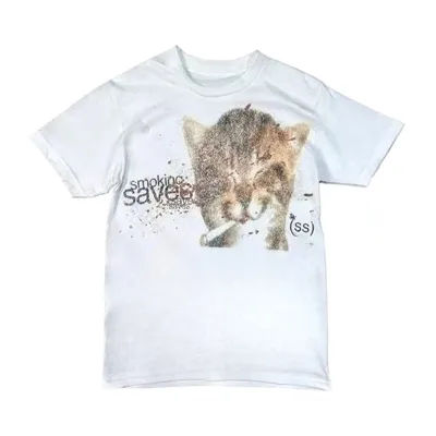 T-shirts imprimés Y2K Streetwear pour femmes, hauts gothiques punk, t-shirts Y2K Emo vintage à motif chat, t-shirts décontractés slim, hauts d'été