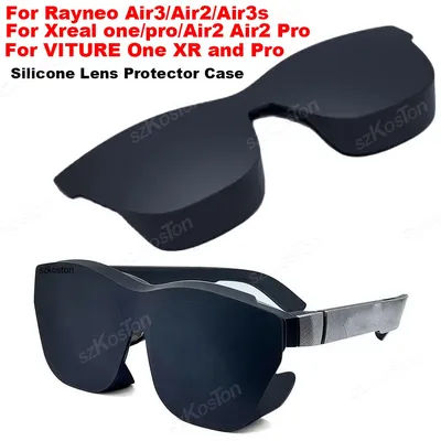 For Rayneo Air3/Air2/Air3s Xreal one/pro/Air2 Air2 pro VITURE One XR and Pro Glasses Accessories Silicone Lens Protector Shade