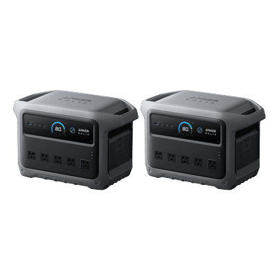2× Anker SOLIX C1000 Gen 2 Portable Power Station