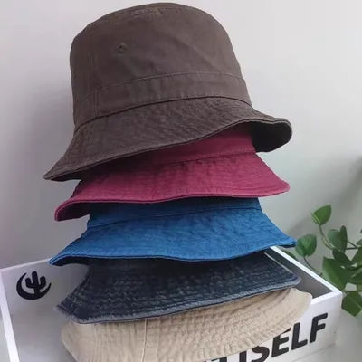Chapeau de soleil en pur coton pour hommes et femmes, chapeau anderBig Head, chapeau de bain Suffolk, mode coréenne, grande taille, E27, 60cm, 64cm, vente en gros