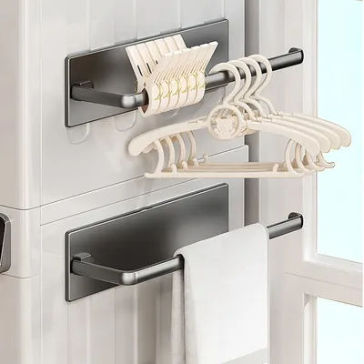 Kitchen Paper Towel Holder Adhesive Tissue Hanger Toilet Roll Paper Dispenser Cabinet Storage Napkin Rack Bathroom Accessories