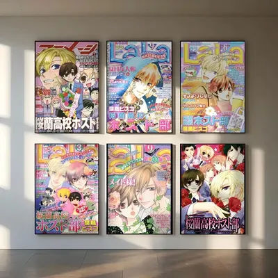 Anime O-Ouran High School Host ClubS Poster Suitable For Living Room,bedroom,bar,Hallway Bar Wall Art Prints Decoration Gifts