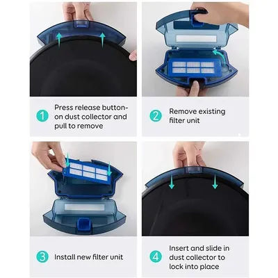 ABKR-Replacement Parts Filters Side Brushes Compatible For Eufy Robovac G10 G30 Hybrid Robot Vacuum Cleaner Accessories