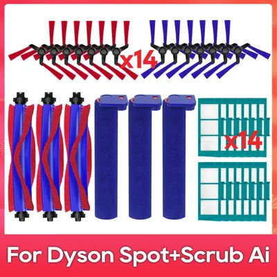 Fit For ( Dyson Spot+Scrub Ai, B02C N95R ) Robot Vacuum Parts Main Roller Side Brush Filter Mop Accessories Part
