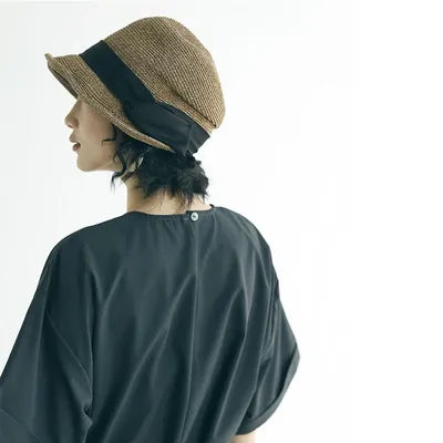 Chapeau de paille d'été à petit bord pour femmes, casquette de soleil polyvalente et tendance, mode coréenne, avec Protection UV de Style japonais, 2025