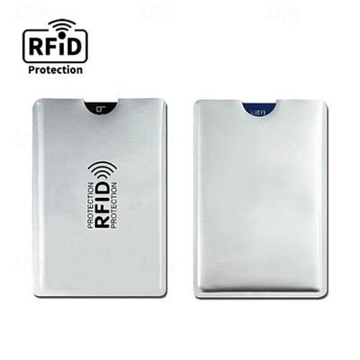 Set da 100 bustine protettive RFID, ideali per proteggere carte di credito o passaporti, prevenire il furto d'identità in viaggio, porta carte sottili e colorati per portafogli, protezione antifurto.