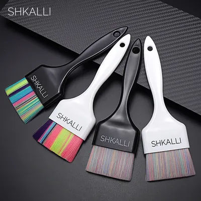 SHKALLI balayage brush set Colourful soft brushes Paste dyeing bowl Tool set for lightening hair