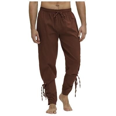 Set Medievale Rinascimento Abiti Costume di fantasia Guerriero Vichinghi Costume Per uomo Vichingo Halloween Carnevale Performance LARP Fiera Rinascimentale Adulti Estate Primavera