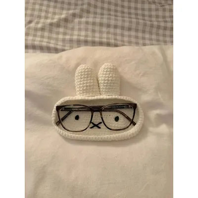 Beginner DIY Knitting Kit Cute Cartoon Character Eyeglass Frame Crochet Needle Wool Yarn Craft Gift Combination Package