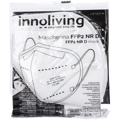 Innoliving Mascherina FFP2 Bianca 1 pz Maschera viso