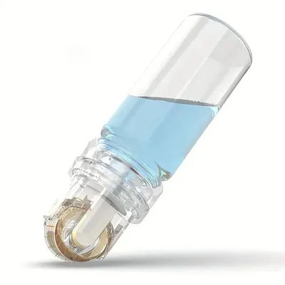 1Pcs 64Pins Roller Titanium Gold Needle Serum Applicator skin care tool Disposable Packaged Reusable Bottle No Liquid