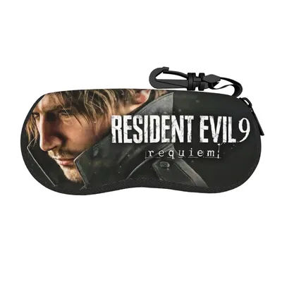 Residented Evil 9 Requiem Biohazard Game Glasses Case Girl Waterproof Box Glasses Storage Box Print Sunglasses Box