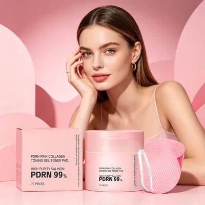 Centella Collagen Toner Pads Soothe Redness Repair Skin Barrier Deep Moisturize Brighten Complexion Skin Care Facial Toner Pads