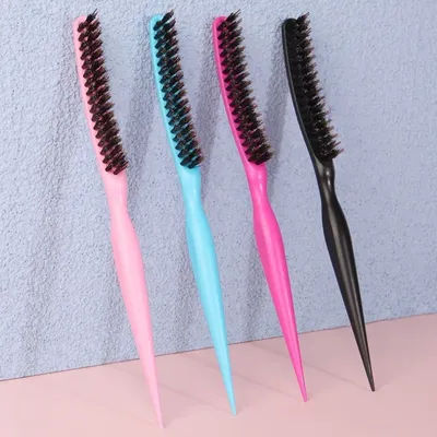1Pcs Professional Hair Brushes DIY Comb Teasing Back Combing Hair Brush Slim Line Styling Tools Hairdressing Professional Tools