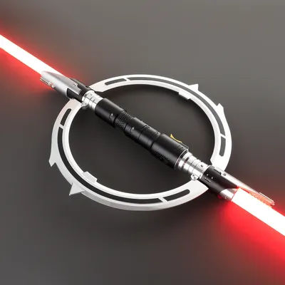 DamienSaber Inquisitor Marrok Lightsaber Heavy Dueling Bluetooth Light Saber Sensitive Smooth Swing Metal Handle with 34 Fonts