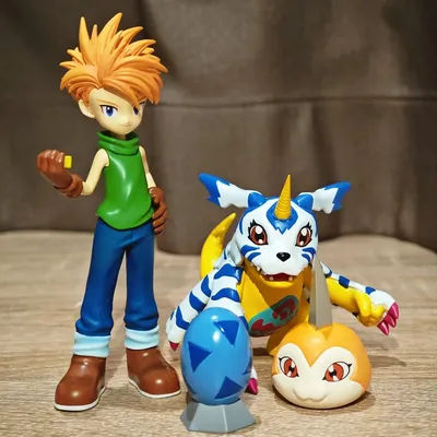 Anime Digimon Adventure Ishida Yamato Figure Gabumon Action Figures PVC Statue Collection Model Toys Gifts