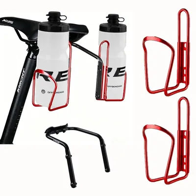 Aluminum Alloy Bike Saddle Extension Mount Stable Saddle Bag Stabilizer Multifunctional Water Bottle Bracket Bike Accessories