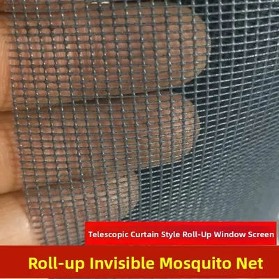 Retractable Sliding Invisible Expanding Scroll Window Screen Mosquito Proof Home Daily Use Moimn Brand Foldable Installation