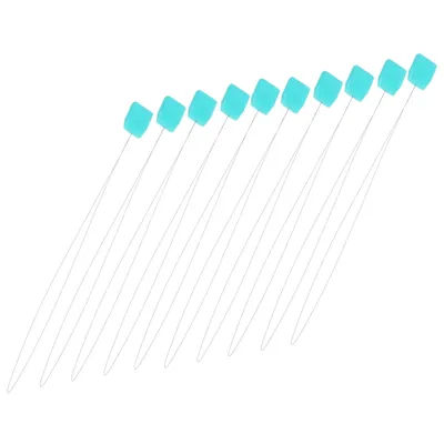 10pcs Long Punch Needle Threaders 20Cm Durable Steel Wire For Embroidery Cross Stitch Diy Sewing Crafts Hand Sewing Threader