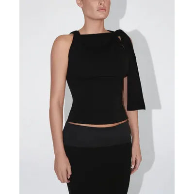 Kylie le même ~ KHY style épaule inclinée sangle asymétrique gilet mince sexy hauts femme
