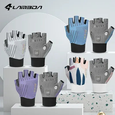 LAMEDA Cycling Gloves SBR Padded Summer MTB Half Finger Gloves Bicycle Gloves Summer Mountain Road Bike Accessoreis