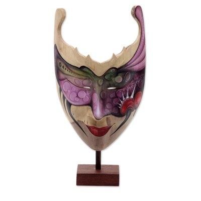Wood mask, 'Mysterious Woman'