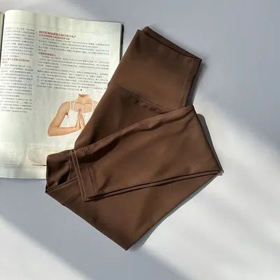 Pantalons de yoga taille haute pour femmes, leggings de fitness à séchage rapide, pantalons de sport d'été, haute élasticité