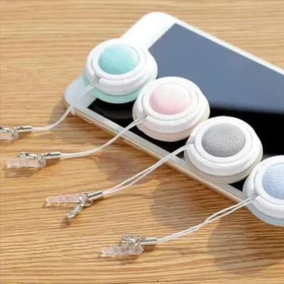 Nettoyeur d'écran Macaron - Tout-en-un pour téléphones, lunettes, objectifs d'appareil photo | Ensemble B, Installation facile