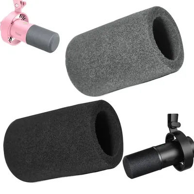 1 pièces de remplacement micro pare-brise couverture flocée éponge mousse coupe-vent Pop filtre couverture pour FIFINE Amplitank K688