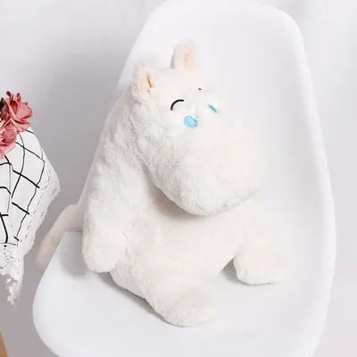 25CM Kawaii Anime Moomins Series Sitting Posture Plush Toy Cartoon Character Cute Stuffed Toy Exquisite Sleeping Pillow Gift