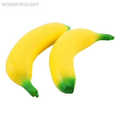 New Anti-stress Squishy Slow Rising Jumbo Squishy Banana Toys Kneading Fruit Squeeze Toys Fun Stress Relief Toys
