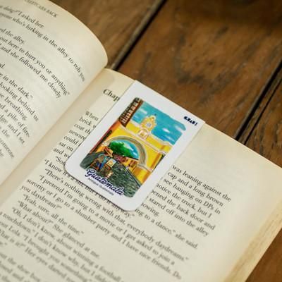 Beloved Guatemala,'Magnetic Paper Bookmark with Classic Guatemalan Arch Print'