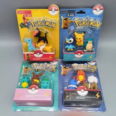 Cartoon Pokémon eraser, creative and cute, detachable and fun, great as a gift or small prize