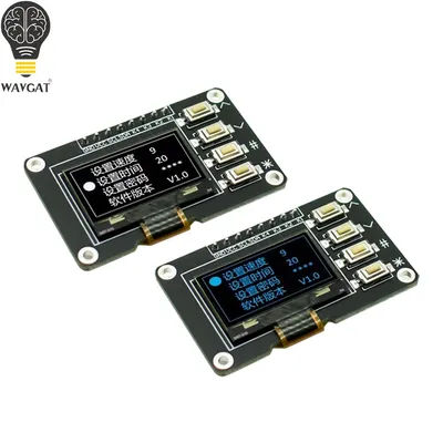 0.96inch OLED Display IIC White/Blue 12864 with 4 Buttons OLED Display SSD1315 OLED I2C Display DC 3.3V