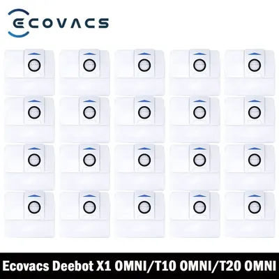 For Ecovacs Deebot X1 OMNI / T10 OMNI / T20 OMNI Dust bag accessories Dustbin Garbage bag Vacuum bag Robot Vacuum Cleaner Parts
