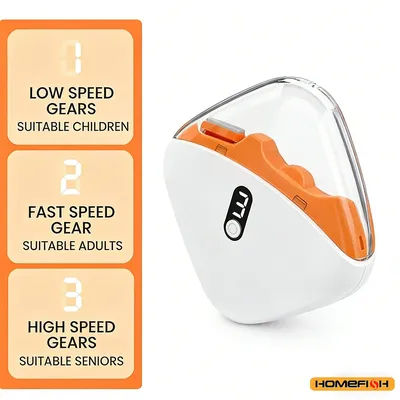 Nail Care Curtains Electric Automatic Trimmer with Light Foot Scissors and Polisher For Adults and Babies Curtains