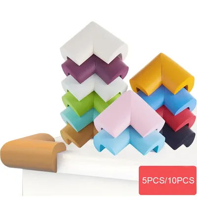 10Pcs Children's Anti-collision Corner Anti-collision Table Corner Bed Corner Right Angle Sponge Edge Table Corner Protection