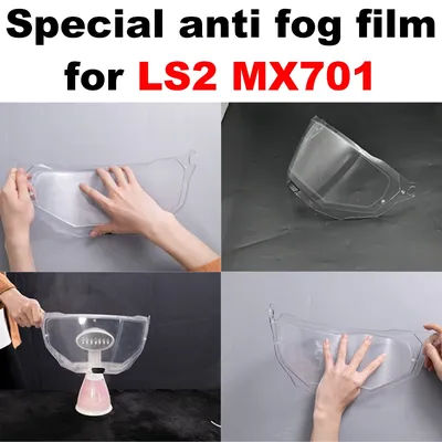 For LS2 MX701 Speical Anti Fog Film Spare Visor Original EXPLORER Rally Helmet Shield Motocross Off-road Moto Casco Accessories