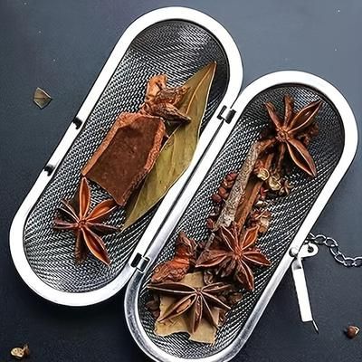 2 infusori da tè grandi in acciaio inox 304, adatti per foglie di tè sfuse e spezie, filtri a maglia ultrafine, doppio uso per cucinare e preparare, perfettamente compatibili con vari tipi di tè come