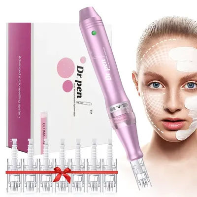 Dr. Pen Ultima M7 10 Pcs 0.25mm Needles Multi-function Facial Mesotherapy Micro Skin Wireless Electric Derma Beauty Device