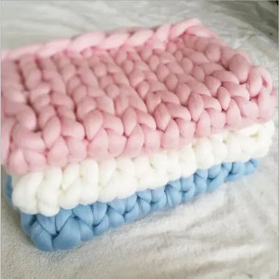 50*40cm Handcraft Acrylic Fiber Blanket Basket Stuffer Filler Newborn Baby Photography Background
