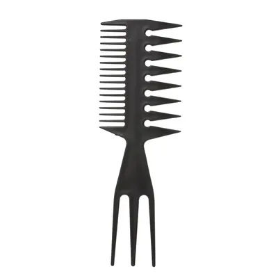 3-In-1 Plastic Combs Thin Wide Tooth Detangling Hair Comb for Women Anti-static Comb for curly hair Hairdressing Styling for Men